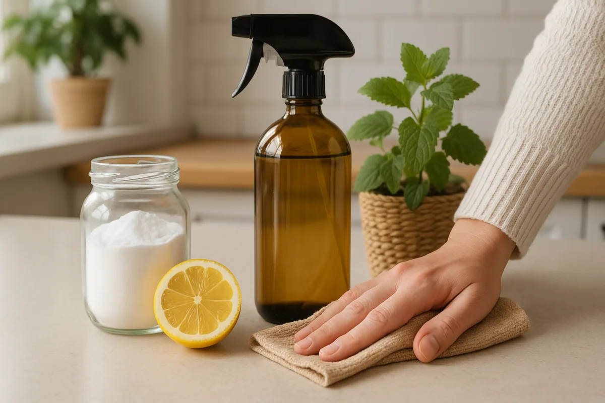 Igiene domestica naturale: elimina i batteri senza inquinare l'ambiente