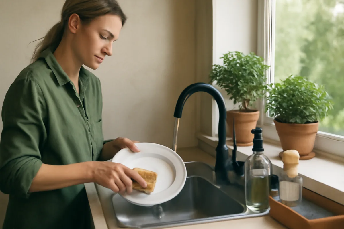 IWashing-up sostenibile: come lavare i piatti senza inquinare l’acqua