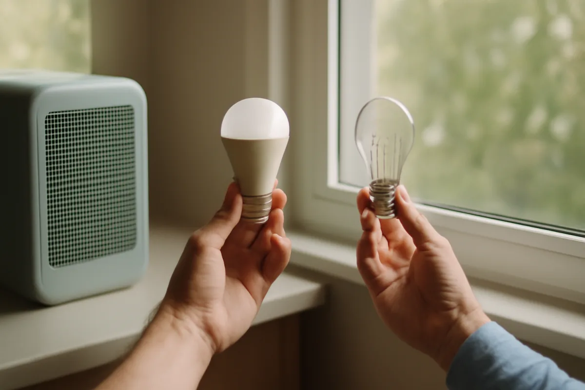 Lampadine a basso consumo igiene: perché sostituirle migliora anche la qualità dell’aria