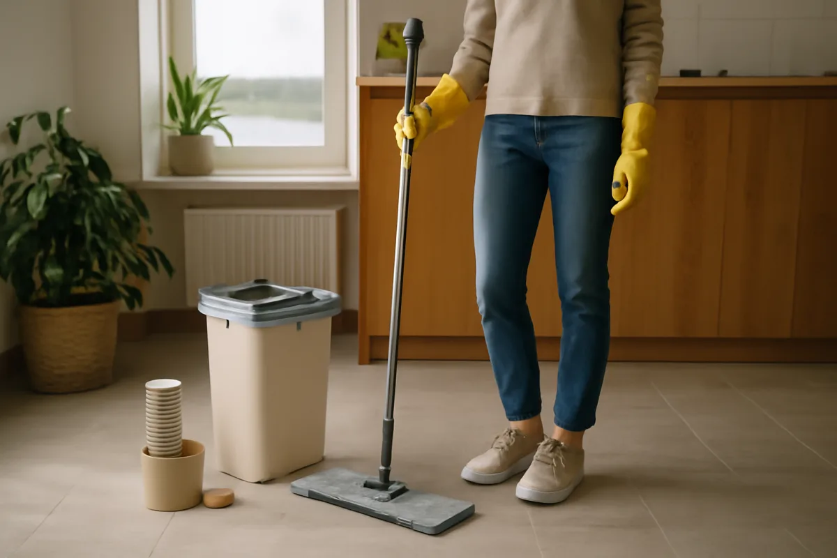 Lavare i pavimenti senza inquinare l’acqua: il sistema che funziona davvero