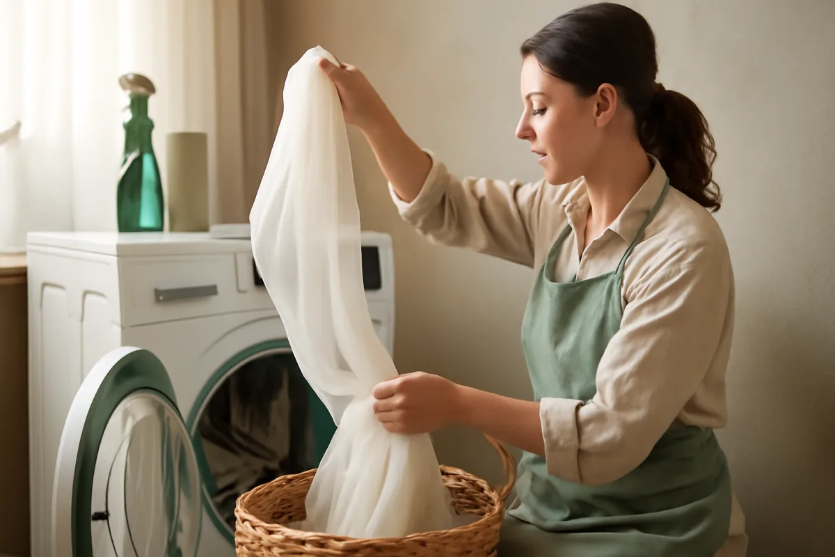 Come lavare le tende senza rovinarle? Il metodo delicato e rispettoso dell’ambiente