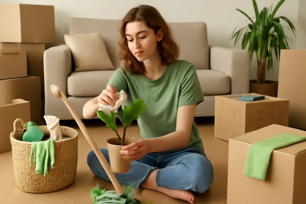 Come affrontare le pulizie post-trasloco in modo green? Gli step per non stressarsi
