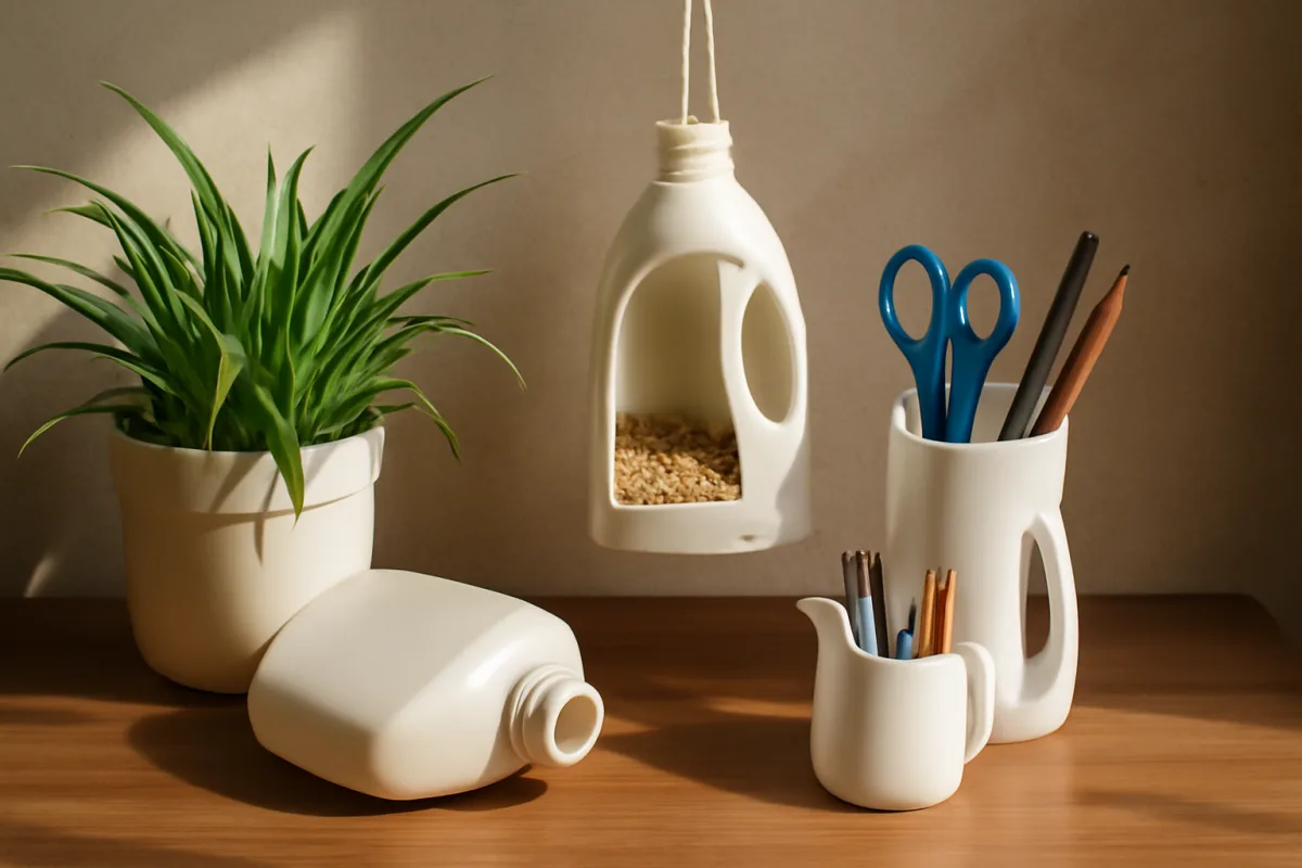 Come riciclare flaconi vuoti dei detergenti? Idee pratiche per una seconda vita creativa